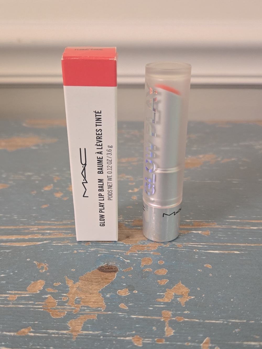 MAC Cosmetics Glow Play Lip Balm - Floral Coral (New In Box)